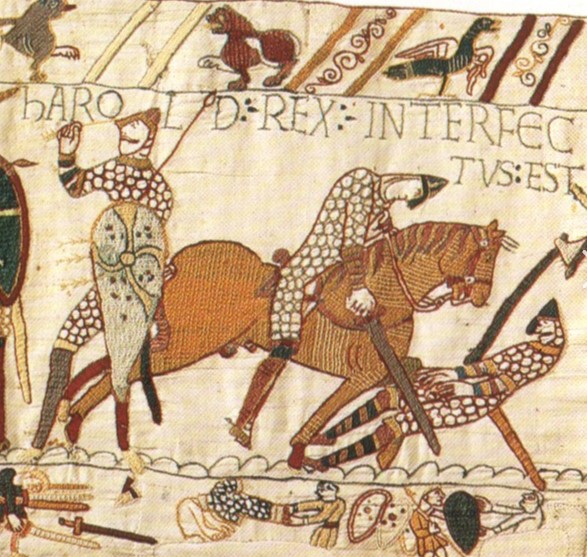 "Harold is killed" from the Bayeux Tapestry - Wikipedia